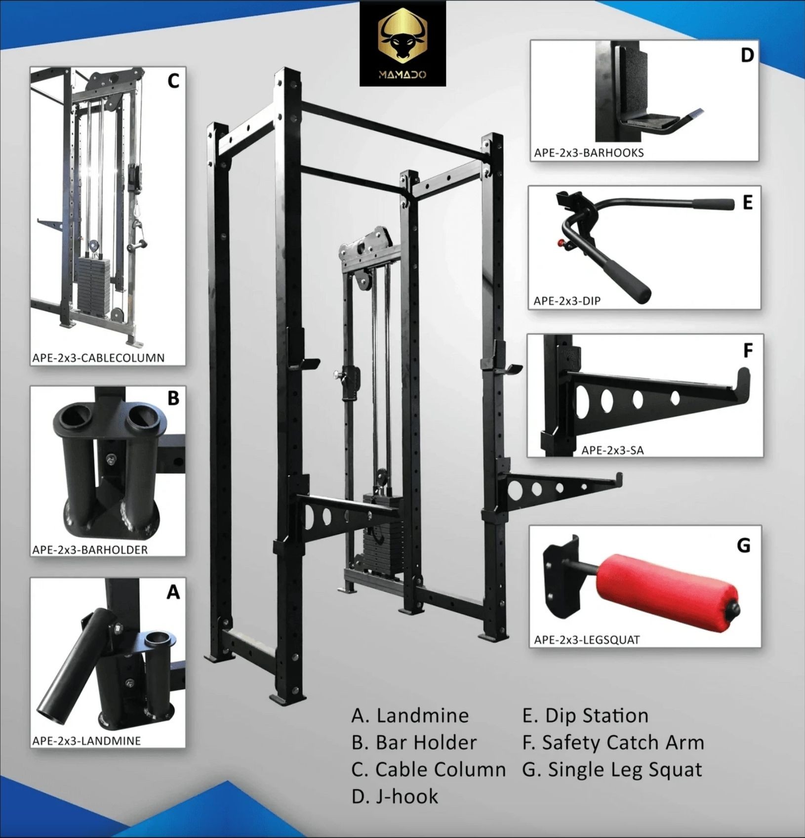 MAMADO HALF RACK